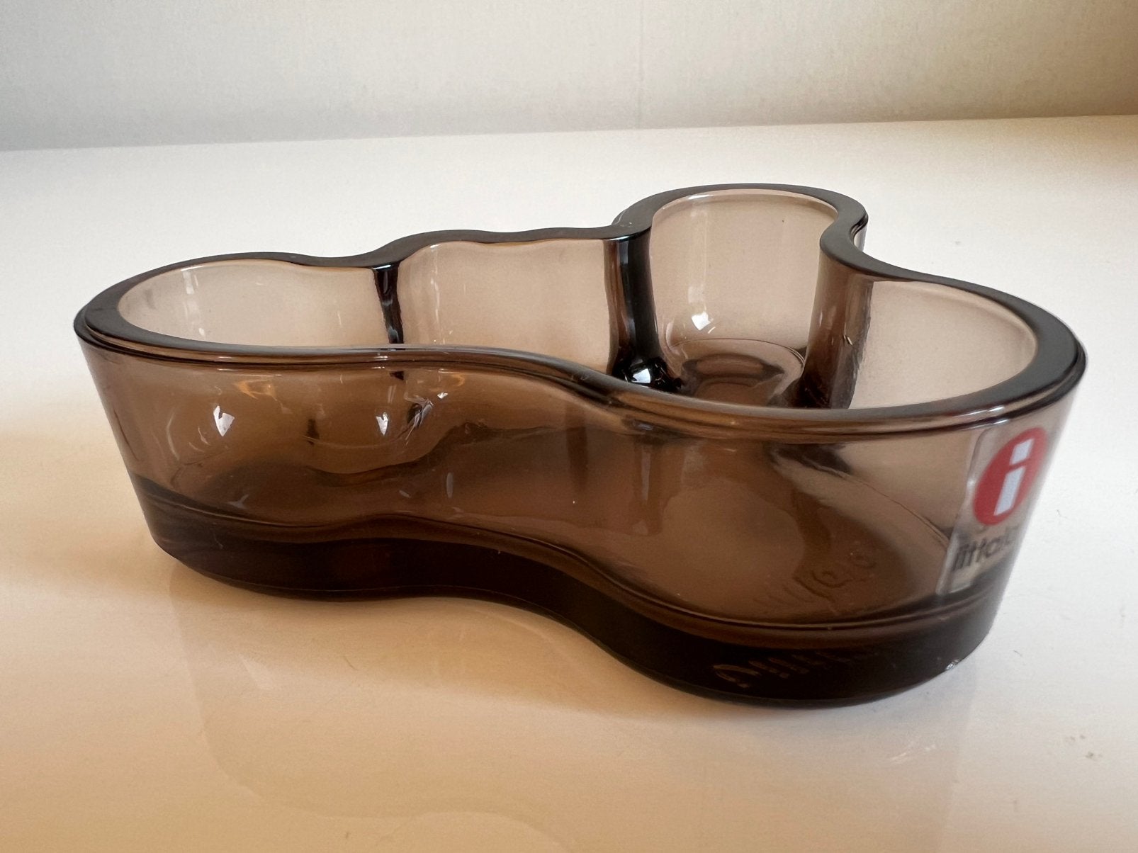 Iittala Fins Design Savoy Schaal Sand Hiekka Aalto S, Schaal, Ophalen of Verzenden, Overige vormen, Glas