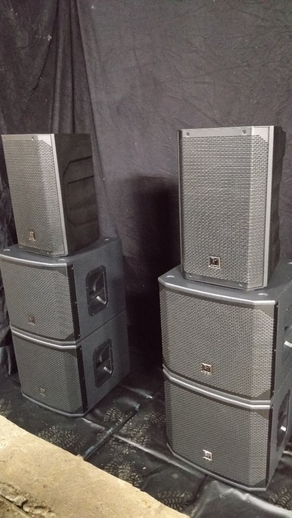 Professionele EV luidsprekers 2x ELX200 10P 4x ELX 12SP, Ophalen, Zo goed als nieuw, Audio