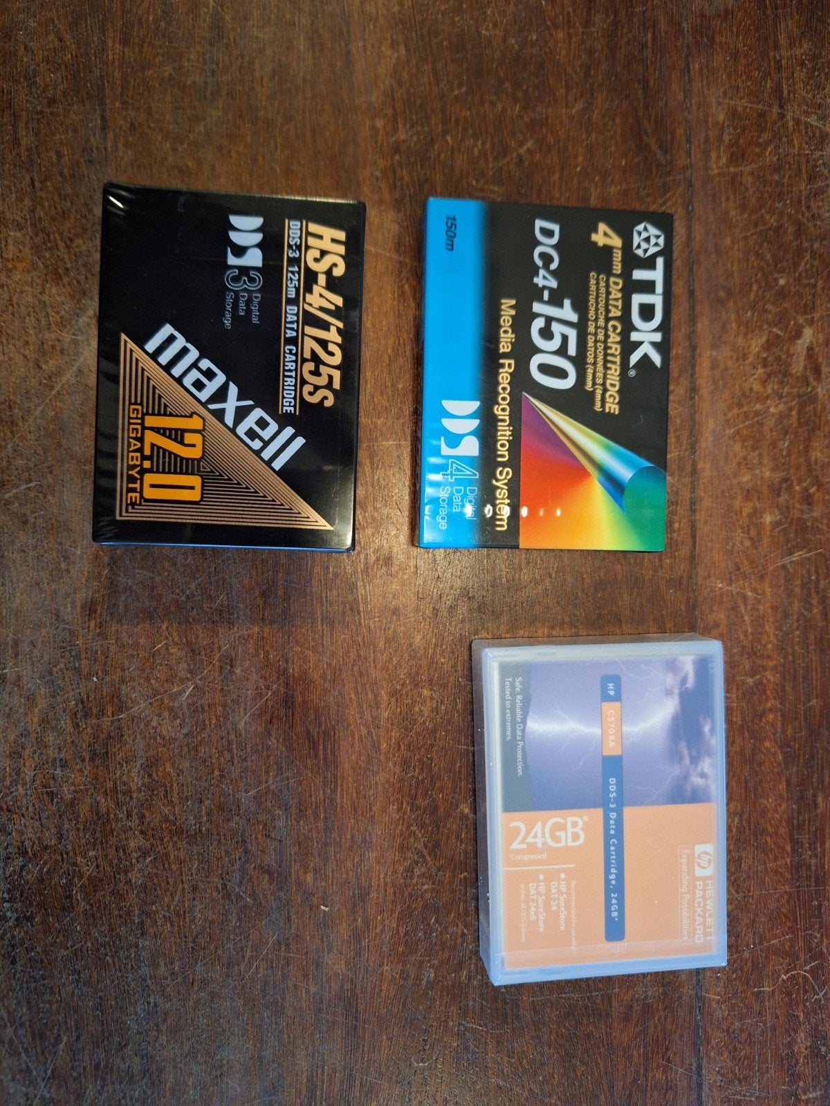 DDS Data Cartridges: HP, TDK, Maxell - Diverse Opslag, Ophalen of Verzenden, Gebruikt, Overige typen, HP, TDK, Maxell