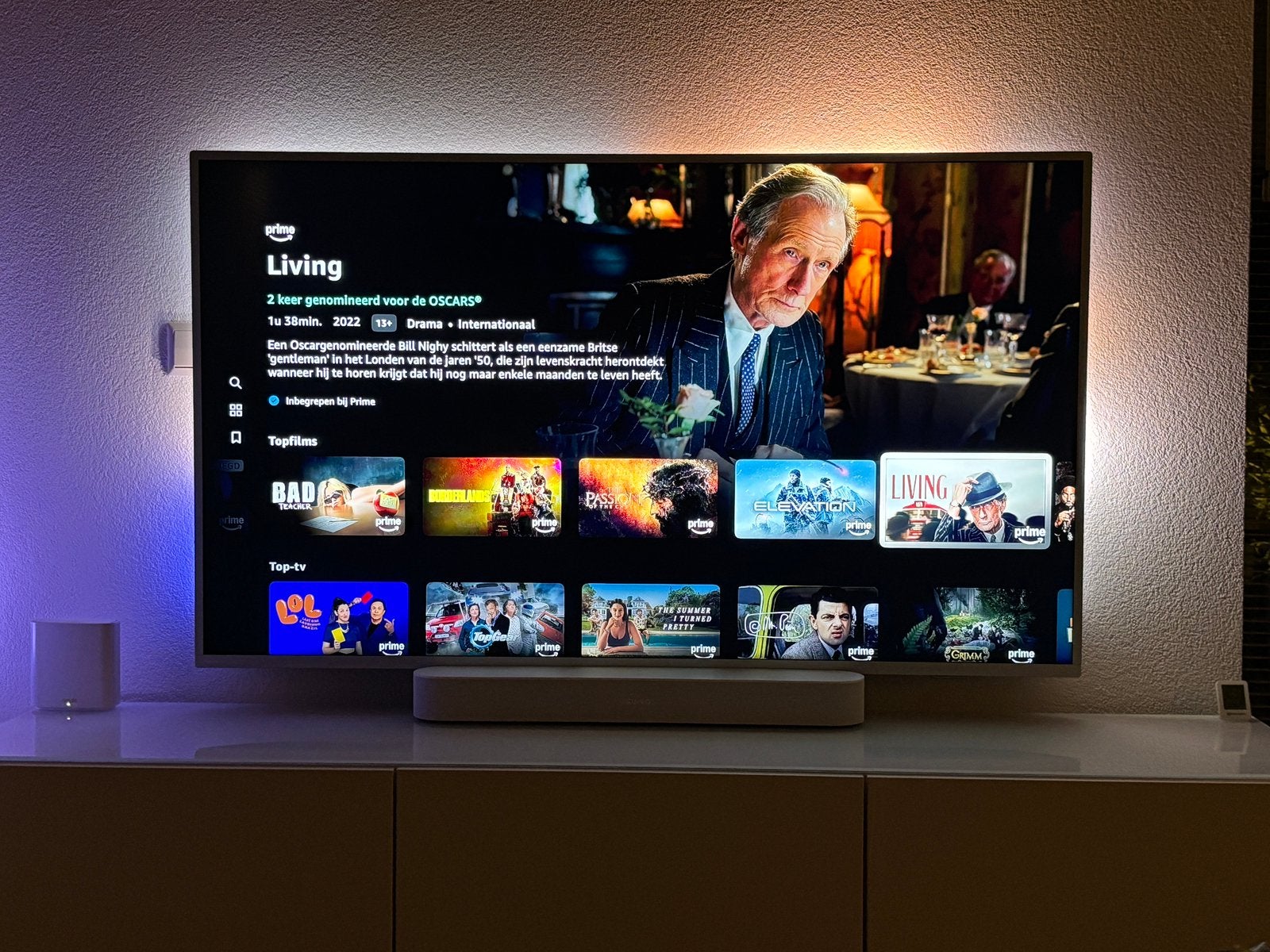 Philips 58 inch 4K Ambilight TV “The One” (58PUS8545/12), Ophalen, Philips, LED, 50 Hz