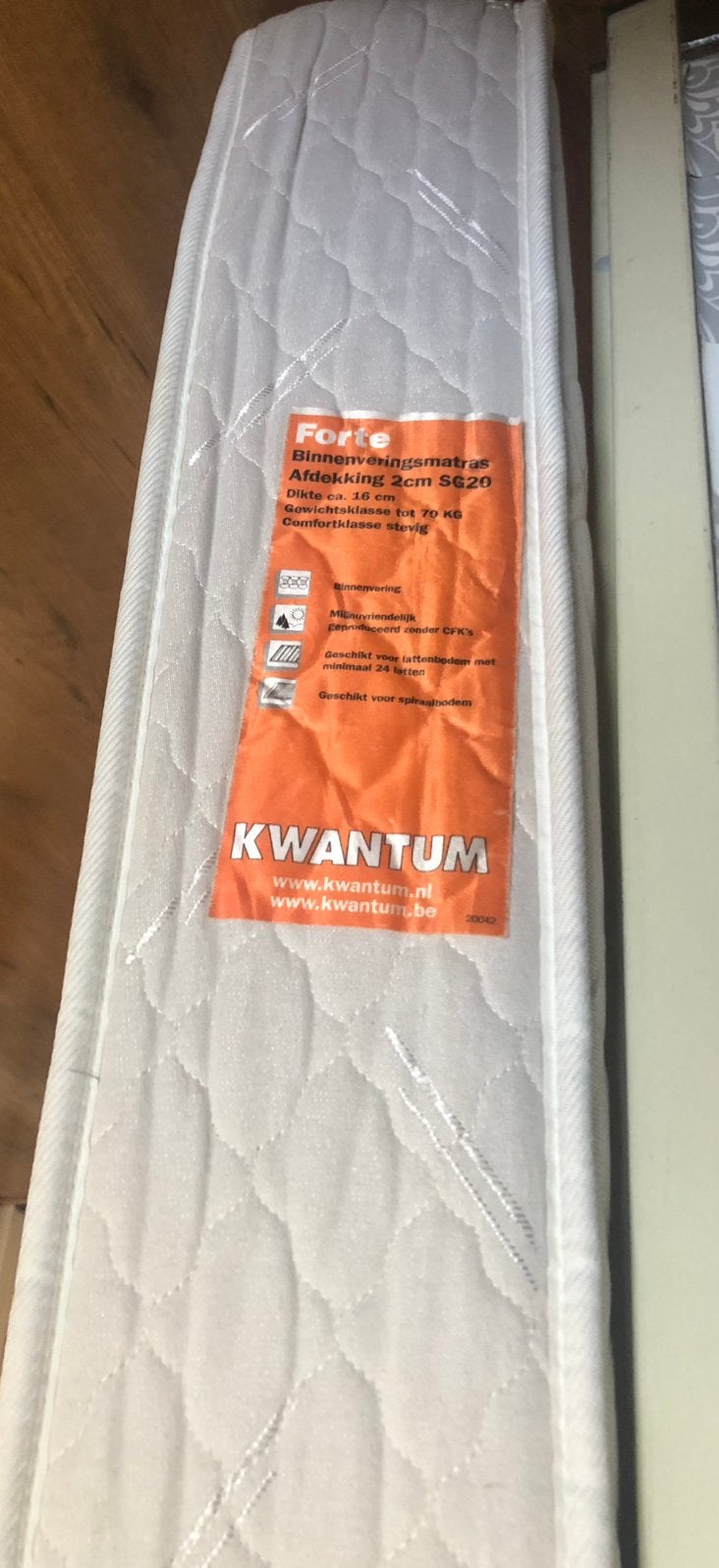 Een persoon matras, 90 cm, Eenpersoons, Ophalen of Verzenden, Zo goed als nieuw