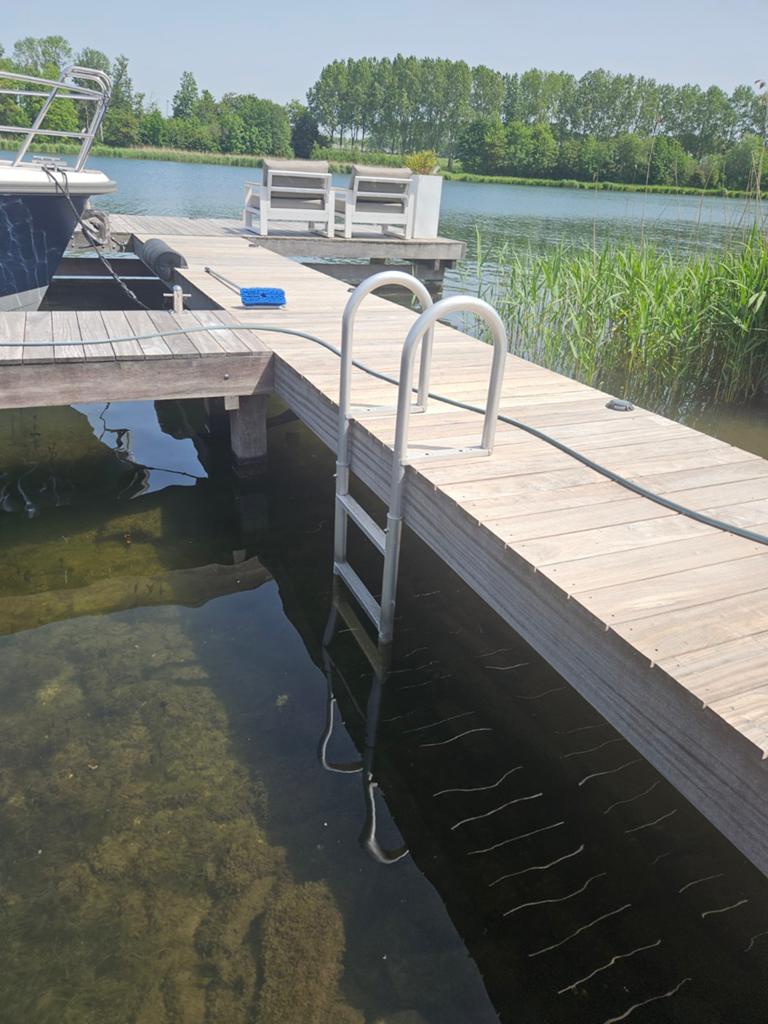 Aluminium Zwemtrap voor Steiger of Boot, Ophalen of Verzenden