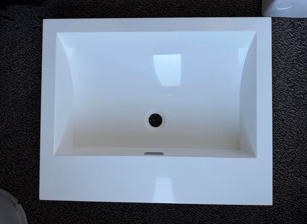 Wastafel 60 cm nieuw in verpakking, Nieuw, Minder dan 100 cm, Wasbak of Wastafel, 50 tot 75 cm
