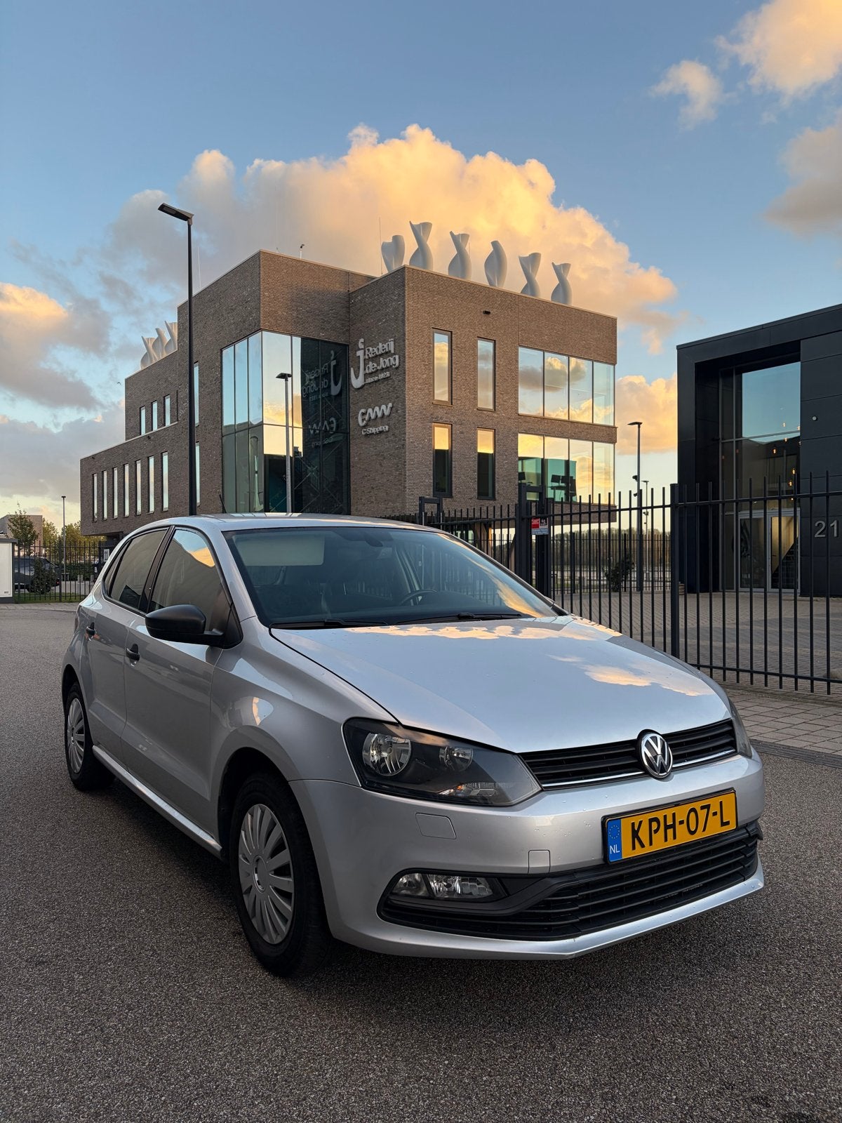 Volkswagen Polo | 2014 | Airco | Cruise | Stoelverwarming, Auto's, Voorwielaandrijving, Stof, 74 pk, Zwart
