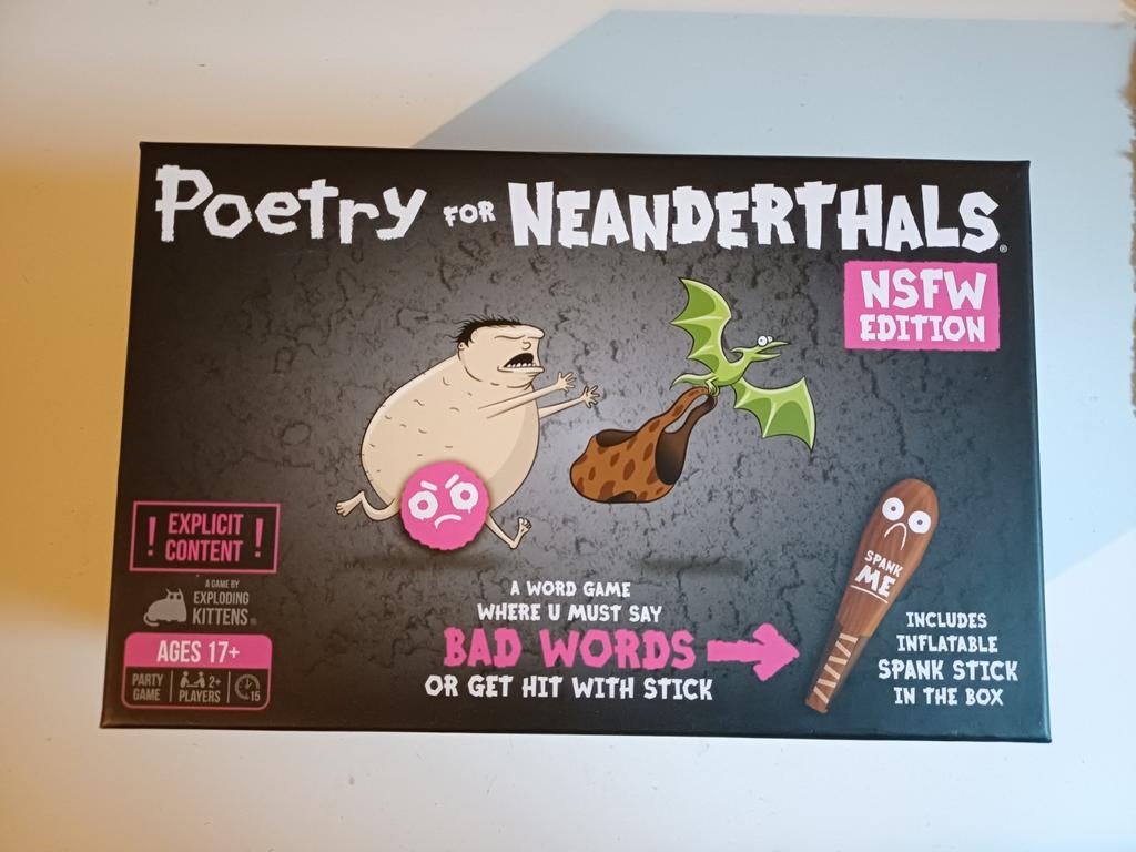 Poetry for Neanderthals NSFW English, Vijf spelers of meer, Ophalen of Verzenden, Nieuw, Exploding Kittens