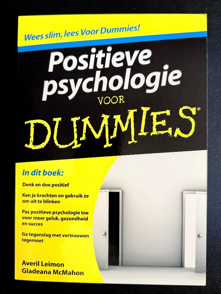 Boek Positieve psychologie voor Dummies, Nieuw, Ophalen of Verzenden, Averil Leimon, Cognitieve psychologie