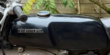 Honda SS50 tank donkerblauw, Ophalen of Verzenden, Gebruikt, Tank, Overige merken