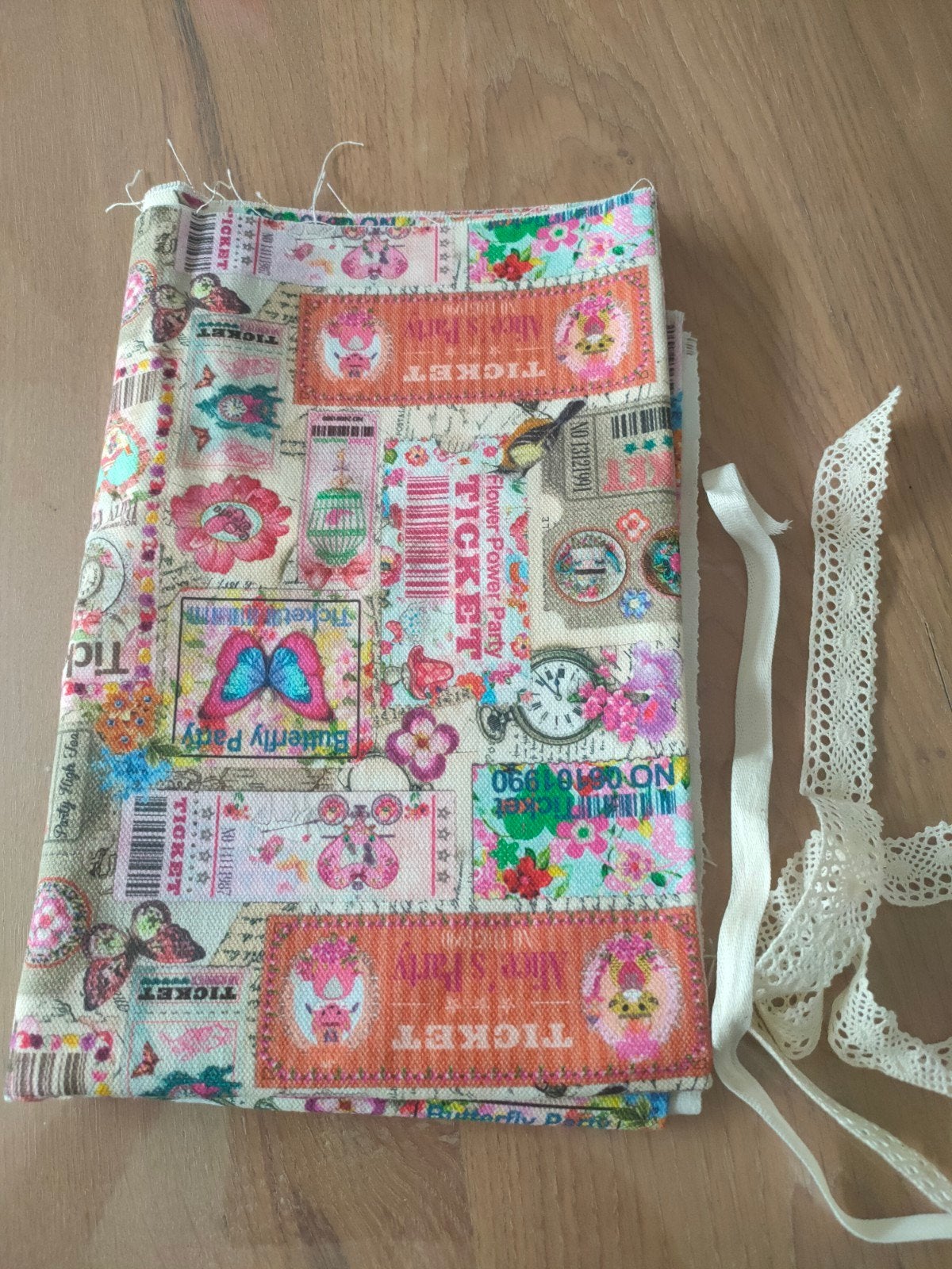 Stof Ticket Party, Overige kleuren, Nieuw, Ophalen of Verzenden, 30 tot 120 cm