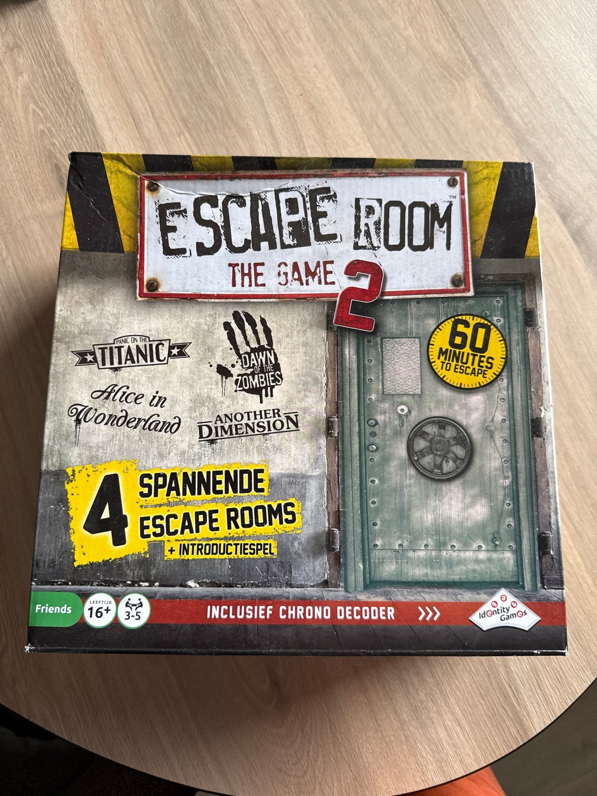 Escape Room The Game 2 - 4 spannende escape rooms, Drie of vier spelers, Ophalen of Verzenden, Nieuw