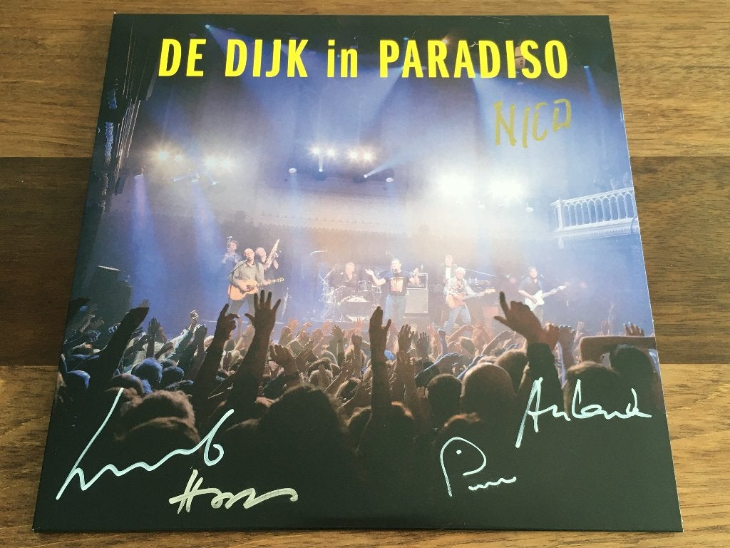 Vinyl 3LP De Dijk In Paradiso Live GESIGNEERD + LITHO? NIEUW, Ophalen of Verzenden, Dubbel-LP, Pop, 12 inch