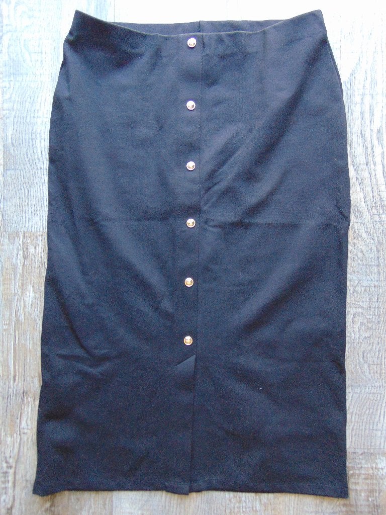 Lange rok zwart maat L H&M, H&M, Zwart, Maat 42/44 (L), Ophalen of Verzenden