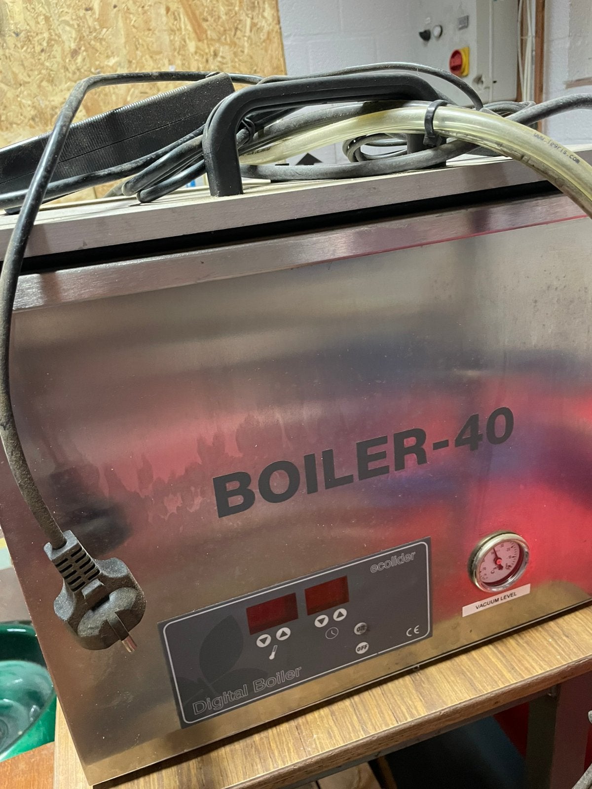 Boiler voor cartridges schoon te maken, Ophalen, Gebruikt