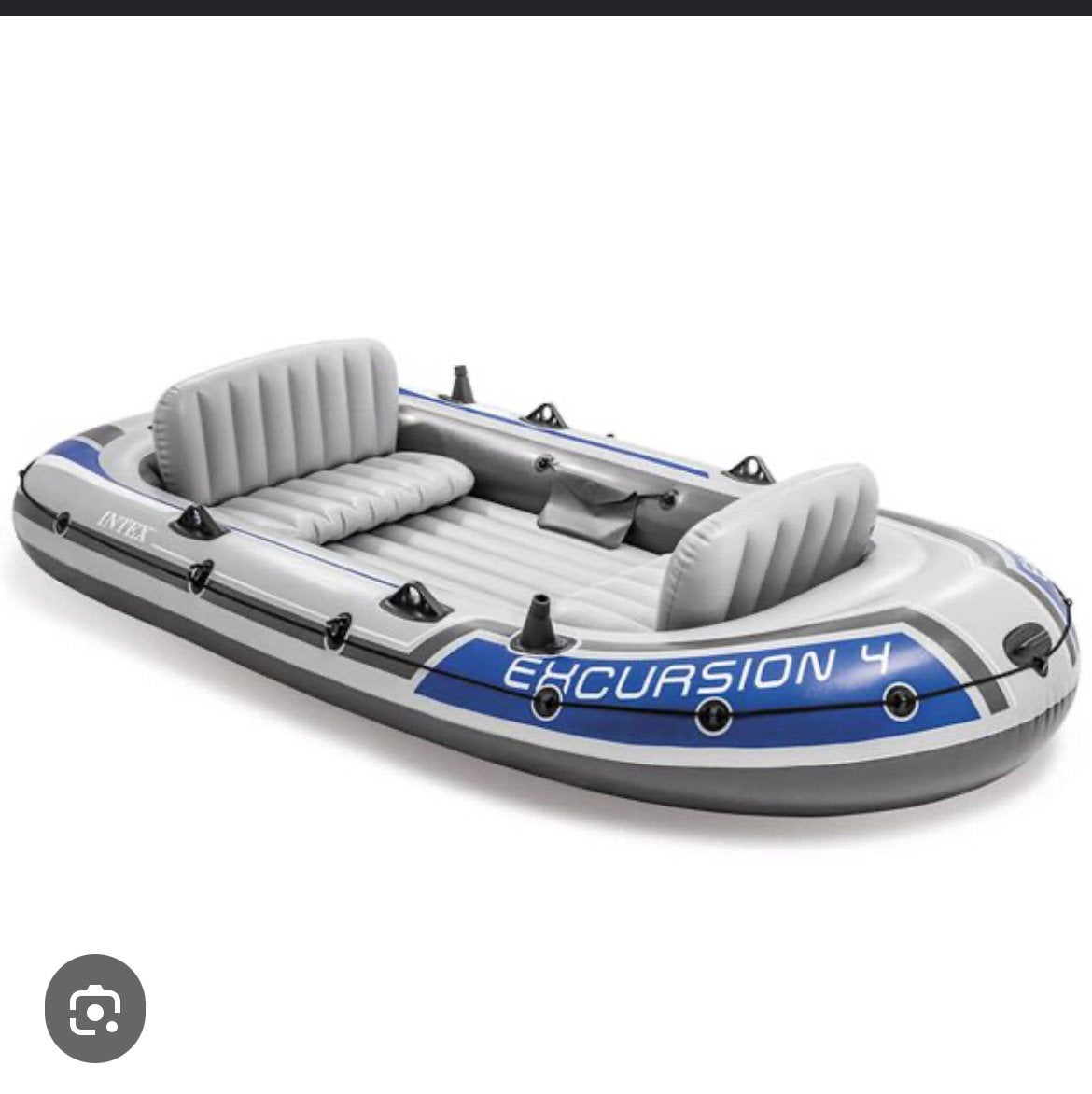 Intex rubberboot 4 personen, Watersport en Boten, Kano's, Ophalen, Zo goed als nieuw, Twee personen, Overige typen