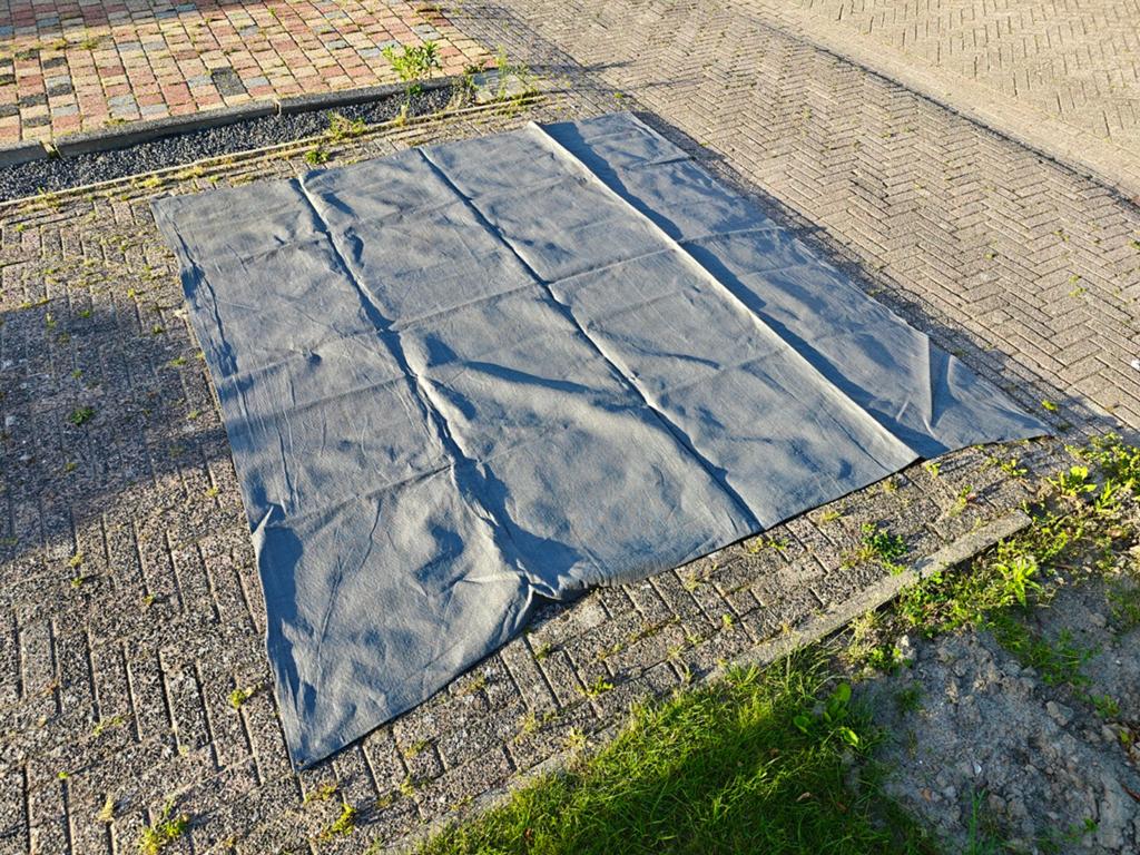 Grijs tent tapijt /afdek kleed 280x240, Caravans en Kamperen, Ophalen, Gebruikt
