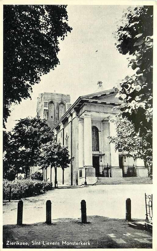 377-262-025 Zierikzee St Lievens Monsterkerk, Verzenden, Voor 1920, Zeeland