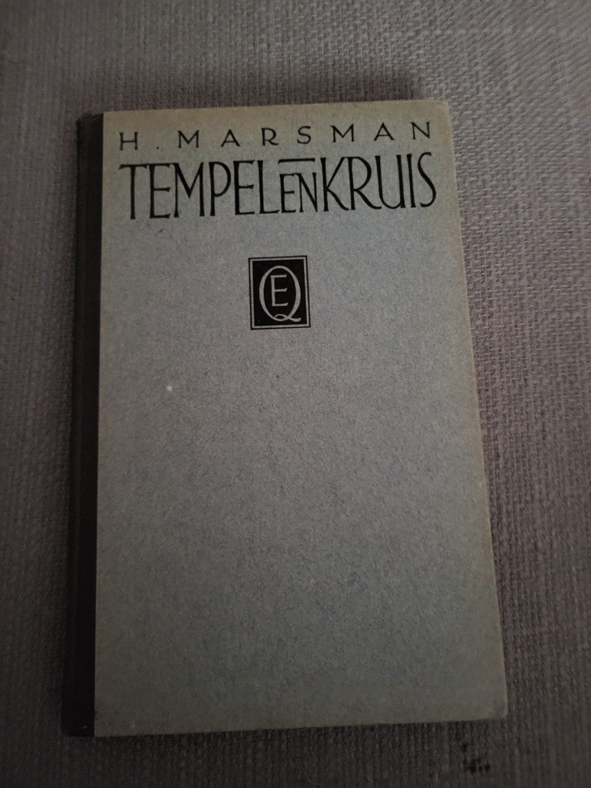 H. Marsman - Tempel en Kruis (1940) Querido, Boeken, Ophalen of Verzenden, Gelezen, H. Marsman, Nederland