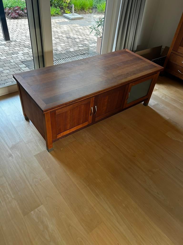 Kersenhouten dressoir / TV-meubel te koop., Ophalen, Gebruikt, 100 tot 150 cm, Minder dan 100 cm