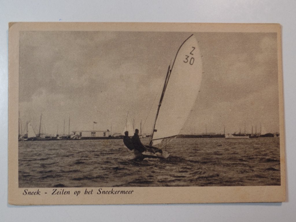 Friesland Zeilen Sneek, Verzenden, Voor 1920, Gelopen, Friesland