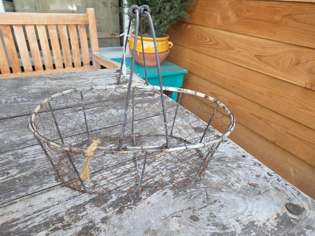 Franse brocante plukmand, Ophalen of Verzenden
