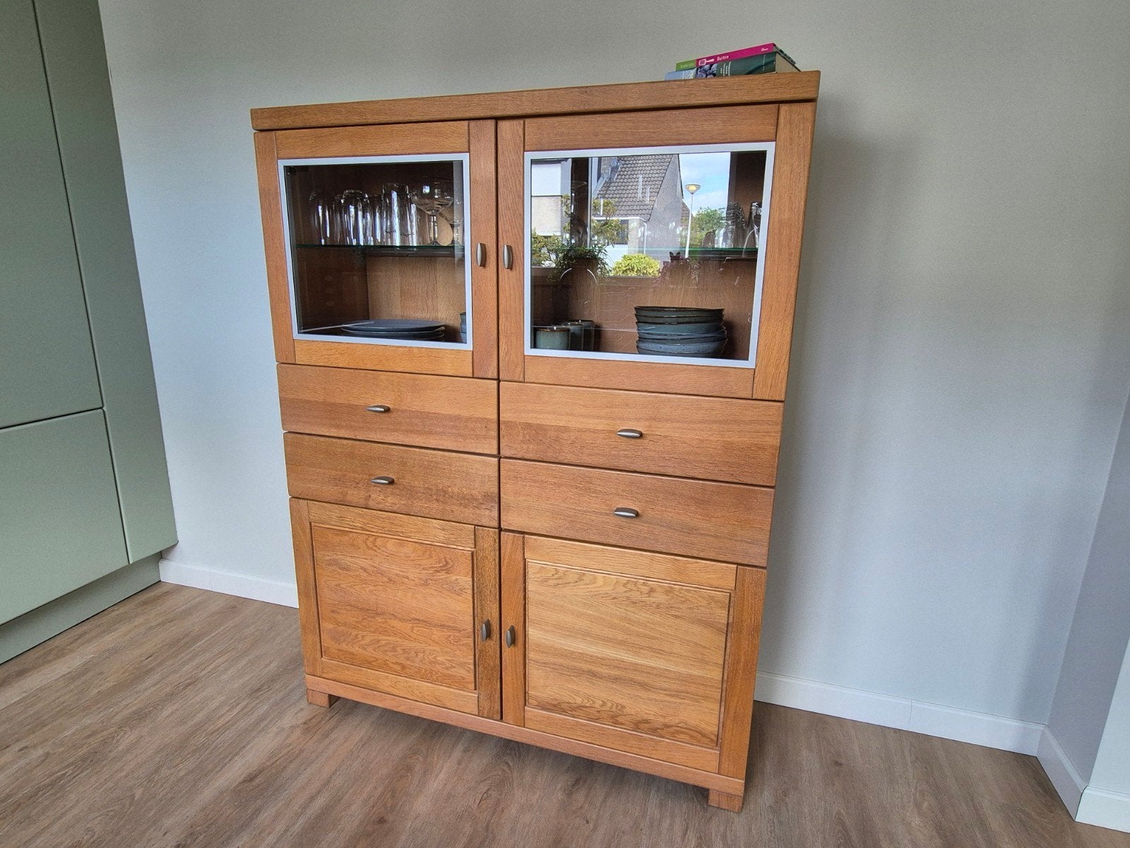 Eronda Motima eiken buffetkast met soft close, Huis en Inrichting, Ophalen, 100 tot 150 cm, Eikenhout, Met lade(s)
