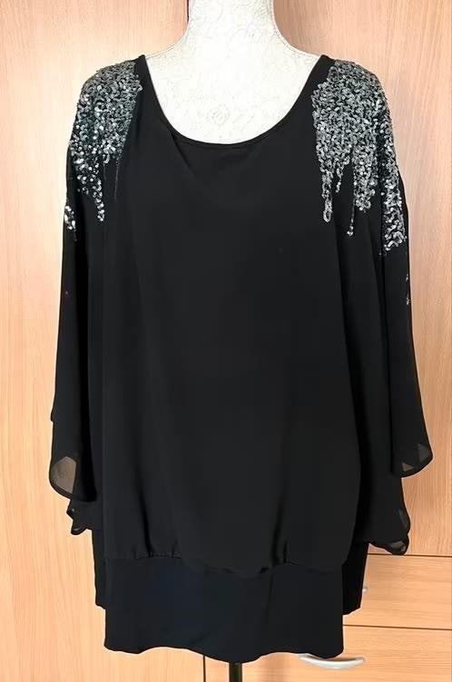 Pronto tuniek maat 54[v], Ophalen of Verzenden, Zo goed als nieuw, Maat 46/48 (XL) of groter, Zwart