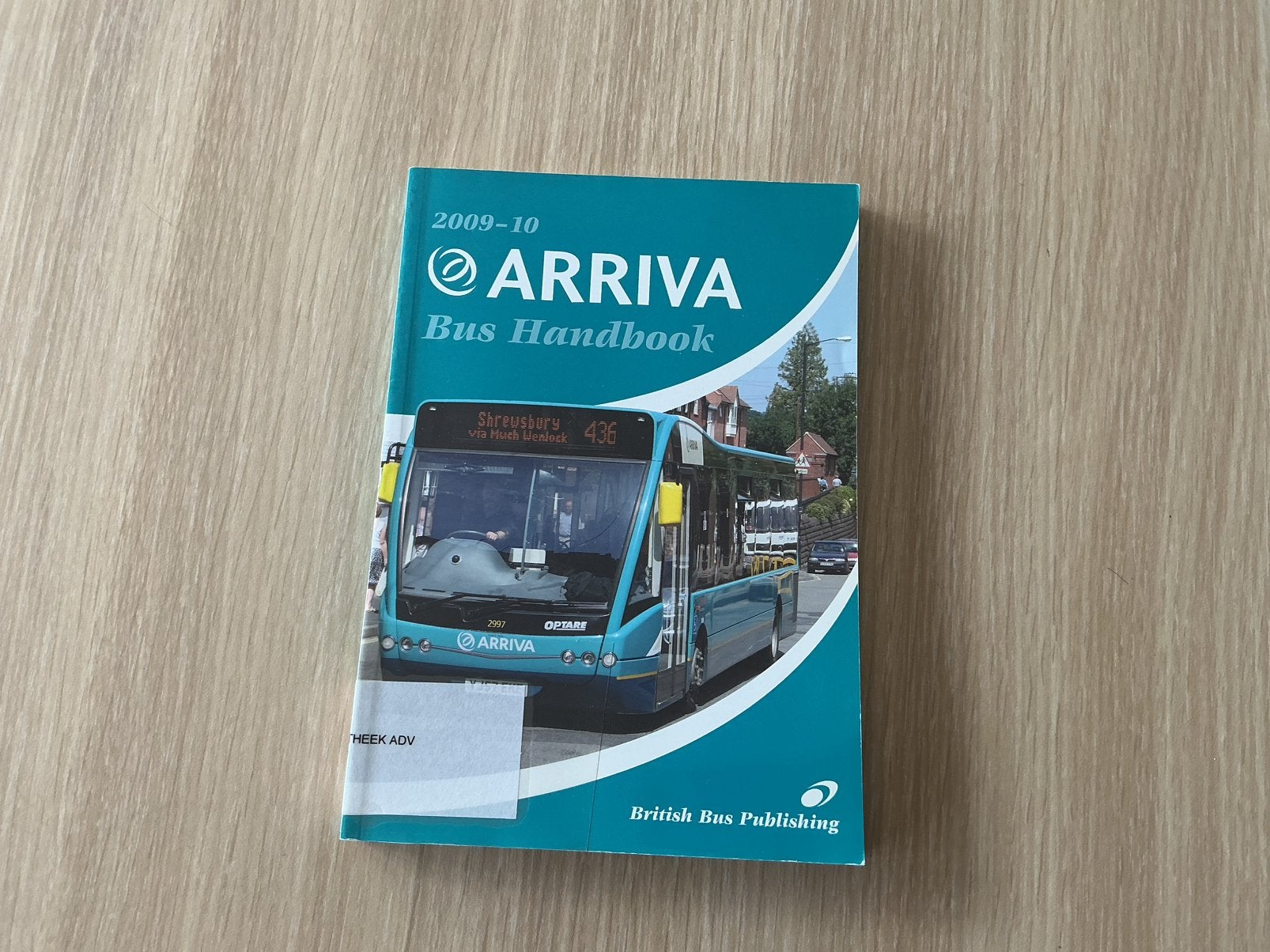 Arriva Bus handboek 2009, Ophalen of Verzenden, Zo goed als nieuw