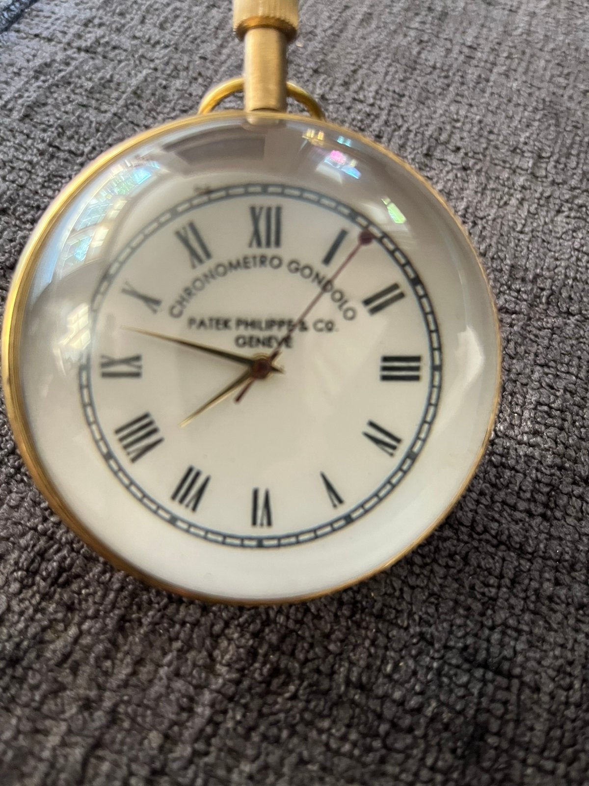 Kogel klok  patek philippe chronometro bolklok, Sieraden, Tassen en Uiterlijk, Horloges | Antiek, Ophalen of Verzenden, Staal