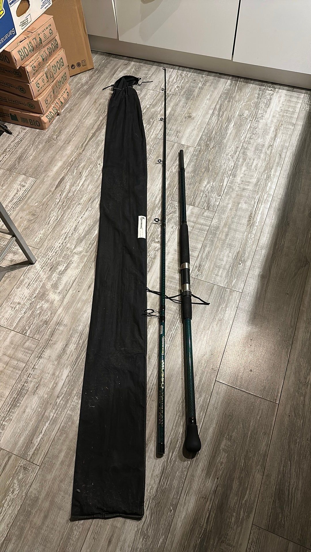 Browning special, Ophalen of Verzenden, Zo goed als nieuw, Vaste hengel
