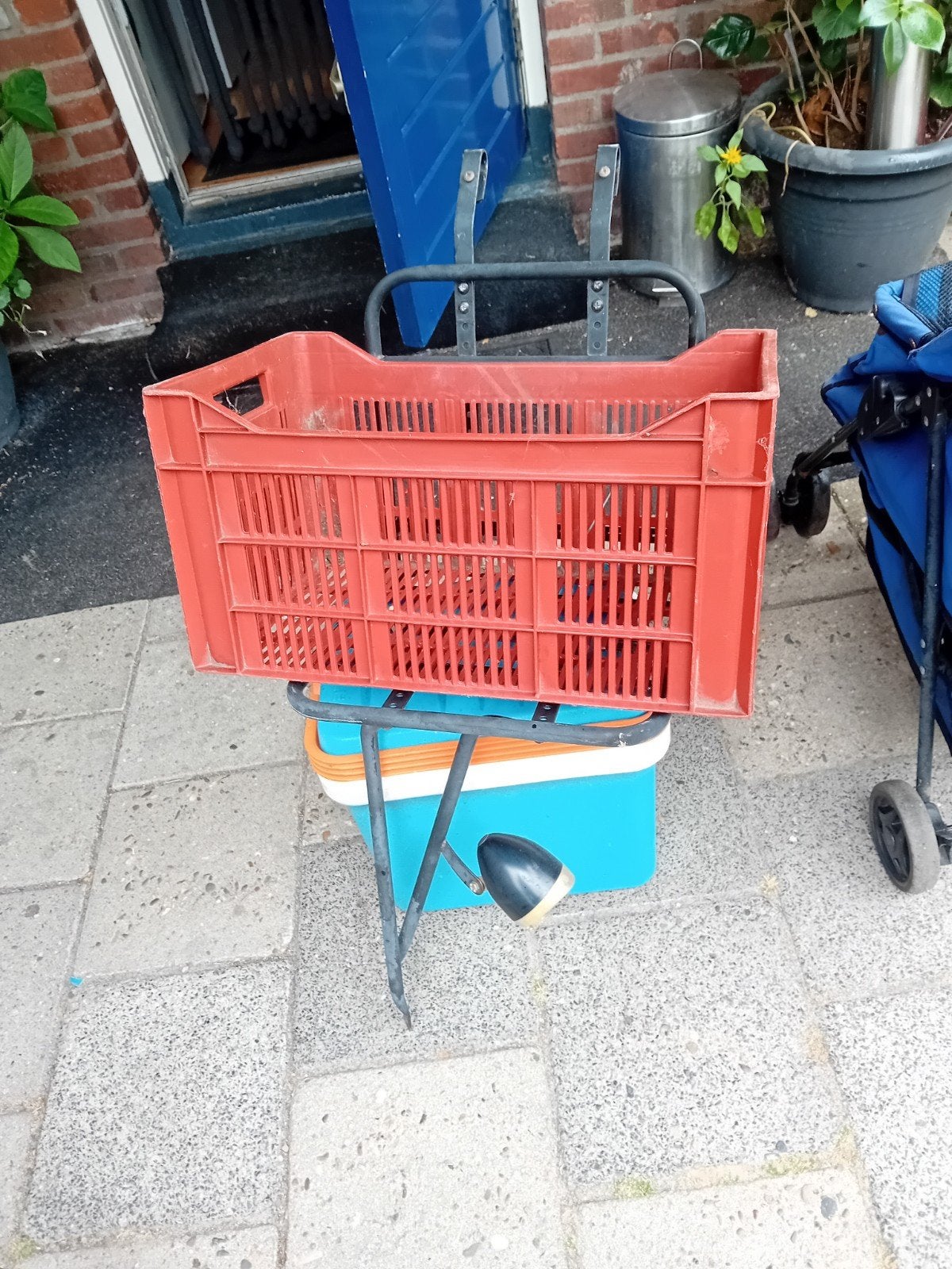 kratfietsrek, Fietsen en Brommers, Fietsaccessoires | Fietsmanden, Ophalen, Zo goed als nieuw