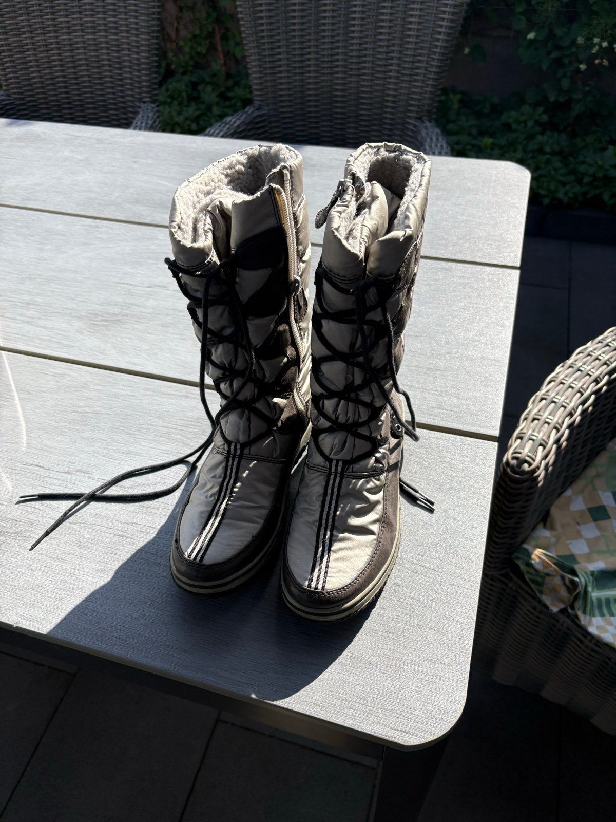 Jana Tex Snowboots - Maat 38, Kleding | Dames, Ophalen of Verzenden, Zo goed als nieuw, Grijs, Snowboots