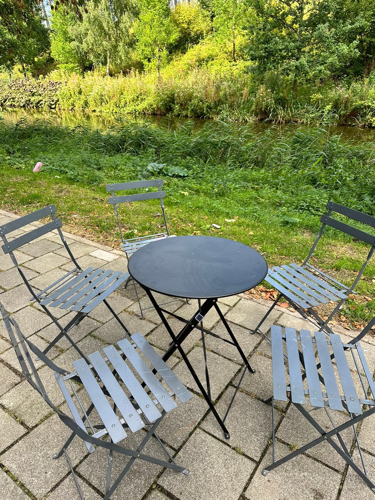 Tuinset, Ophalen, Gebruikt, 6 zitplaatsen, Tuinset