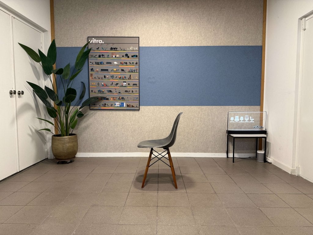 Herman Miller | Eames | DSW | Elephant Hide Grey | 1x, Gebruikt, Vitra Artifort Cassina Fritz Hansen Eames Gispen Pastoe Hay, Ophalen of Verzenden