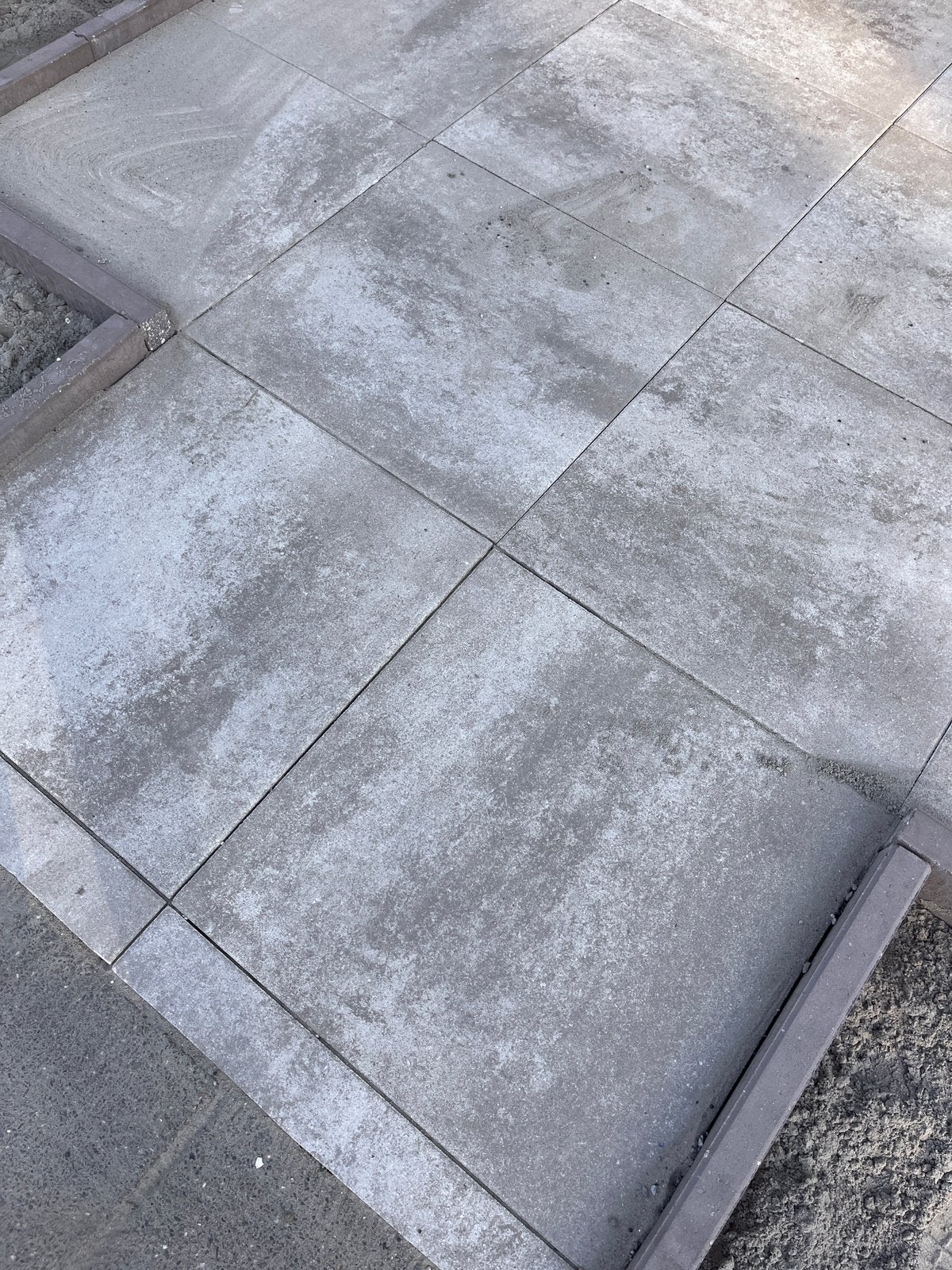 Betontegels terras 60x60 beige/taupe NIEUW, Tuin en Terras, Tegels en Klinkers, Ophalen, Zo goed als nieuw, Beton, Terrastegels