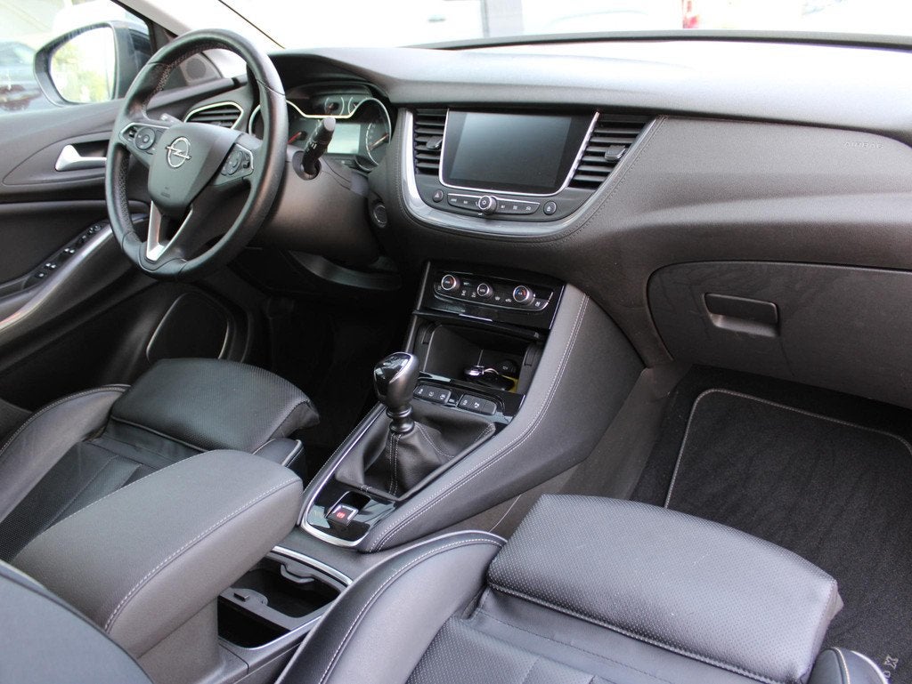 Opel Grandland X 1.2 Turbo Ultimate | Navi / Leder / Stoelko, Auto's, Opel, Voorwielaandrijving, Gebruikt, Euro 6, 1199 cc
