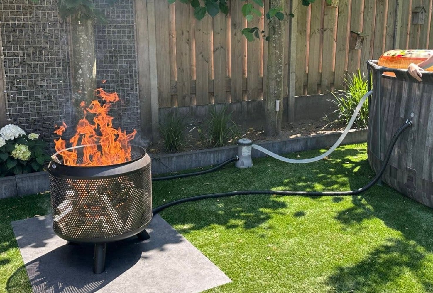 Zwembad houtkachel - Verwarm je zwembad ecologisch!, Ophalen, Zo goed als nieuw, Verwarming