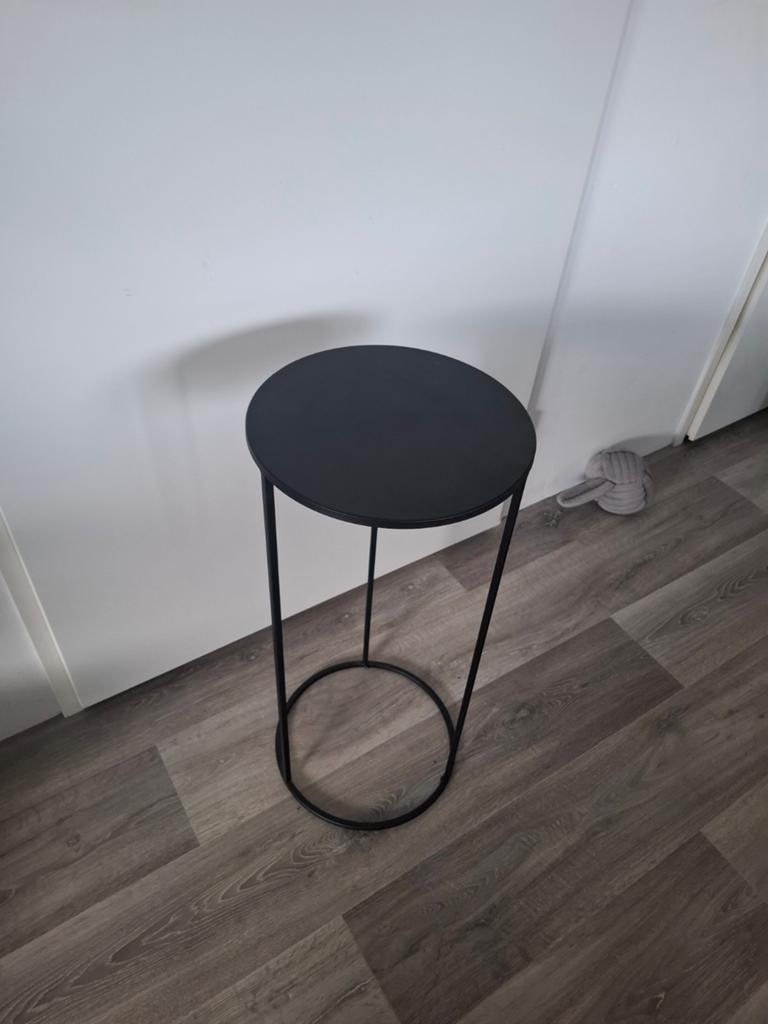 Planten tafel, bijzet tafel, tafeltje, Huis en Inrichting, Tafels | Bijzettafels, Ophalen, Minder dan 55 cm, Metaal of Aluminium