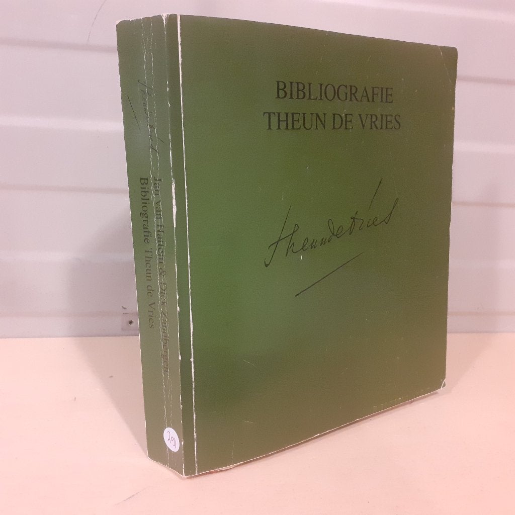 Nr. 291 van Hattem/Zandbergen/Bibliografie Theun de Vries, Boeken, Ophalen of Verzenden, Gelezen