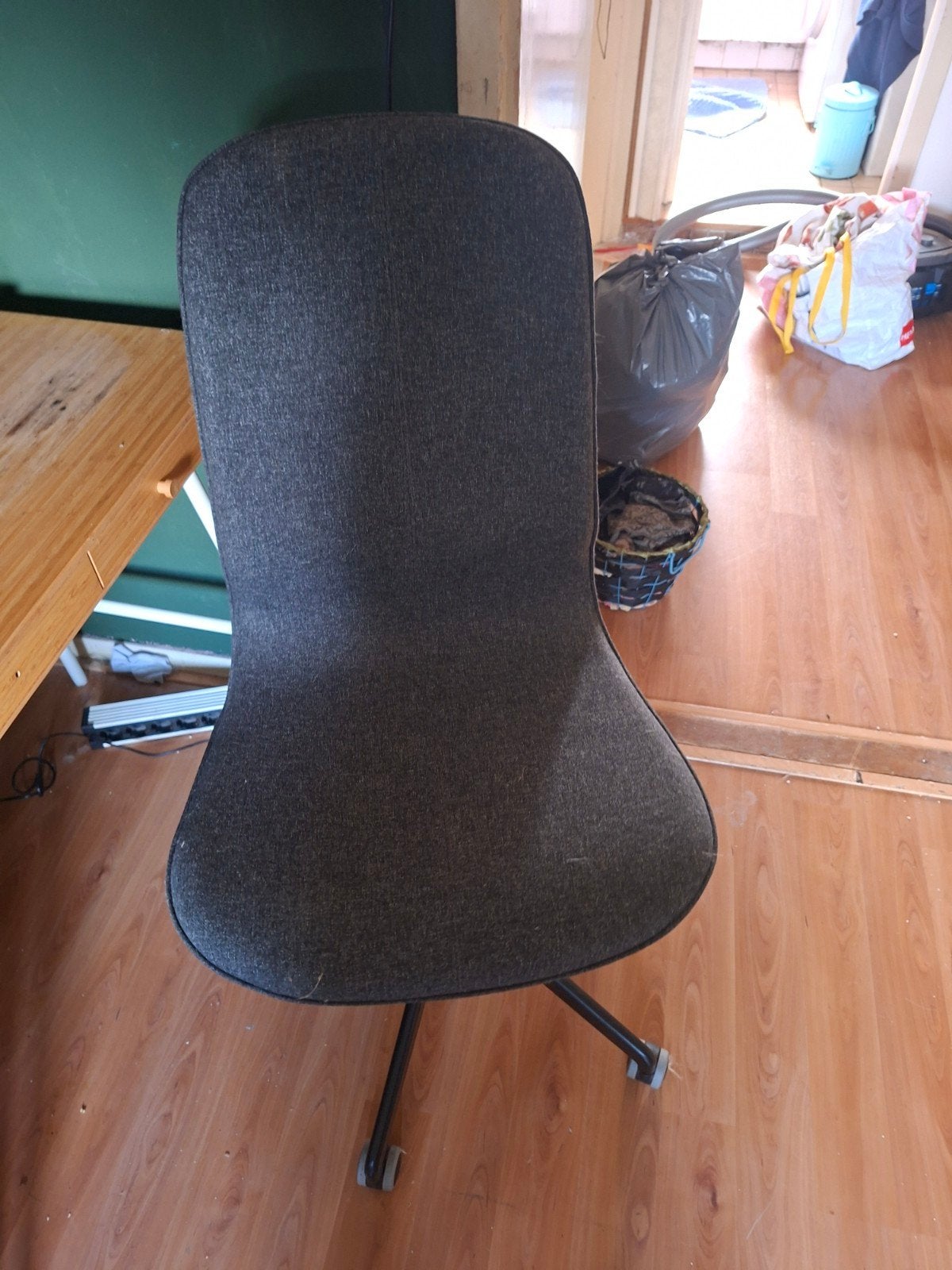 IKEA LILLÅSEN Bamboe Bureau met Lades - Zo goed als nieuw, Ophalen, Met lades, Hout, Bruin
