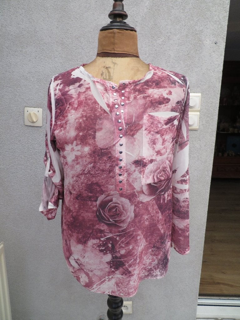 Dames blouse maat M/L roze Z.G.A.N., Maat 42/44 (L), Ophalen of Verzenden, Roze, Onbekend