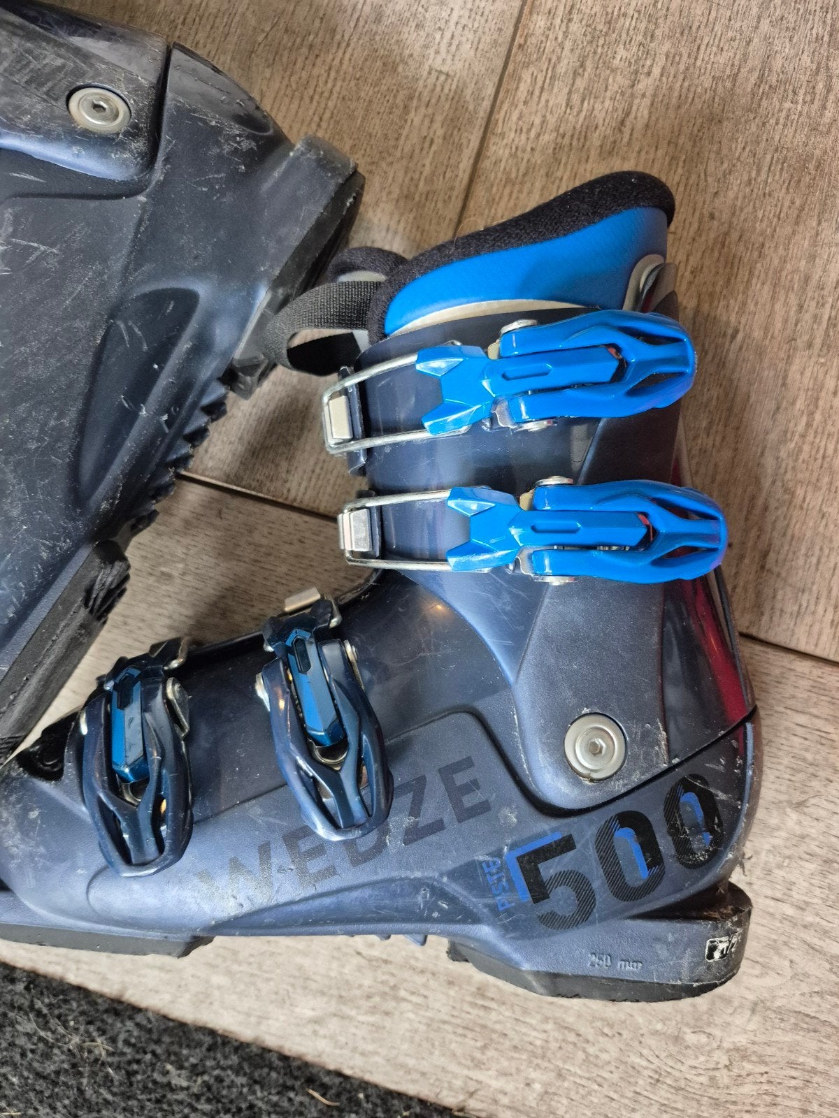 Wed'ze 500 skischoenen 250mm maat 32, Overige merken, Gebruikt, Schoenen, Ophalen of Verzenden