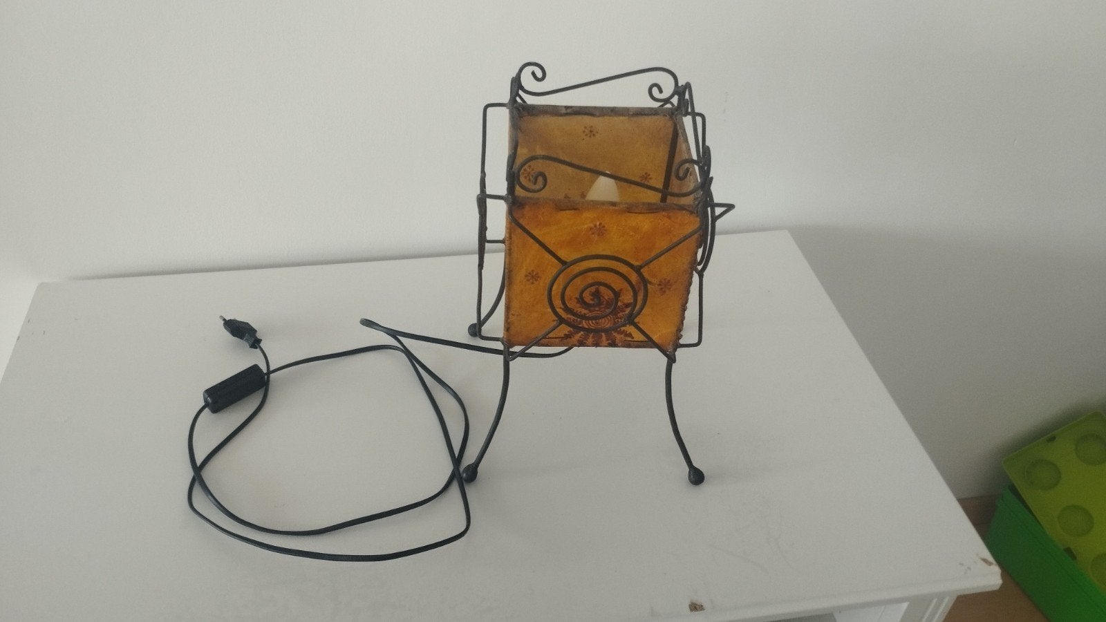 Oosterse tafellamp, Metaal, Overige merken, Gebruikt, Zwart