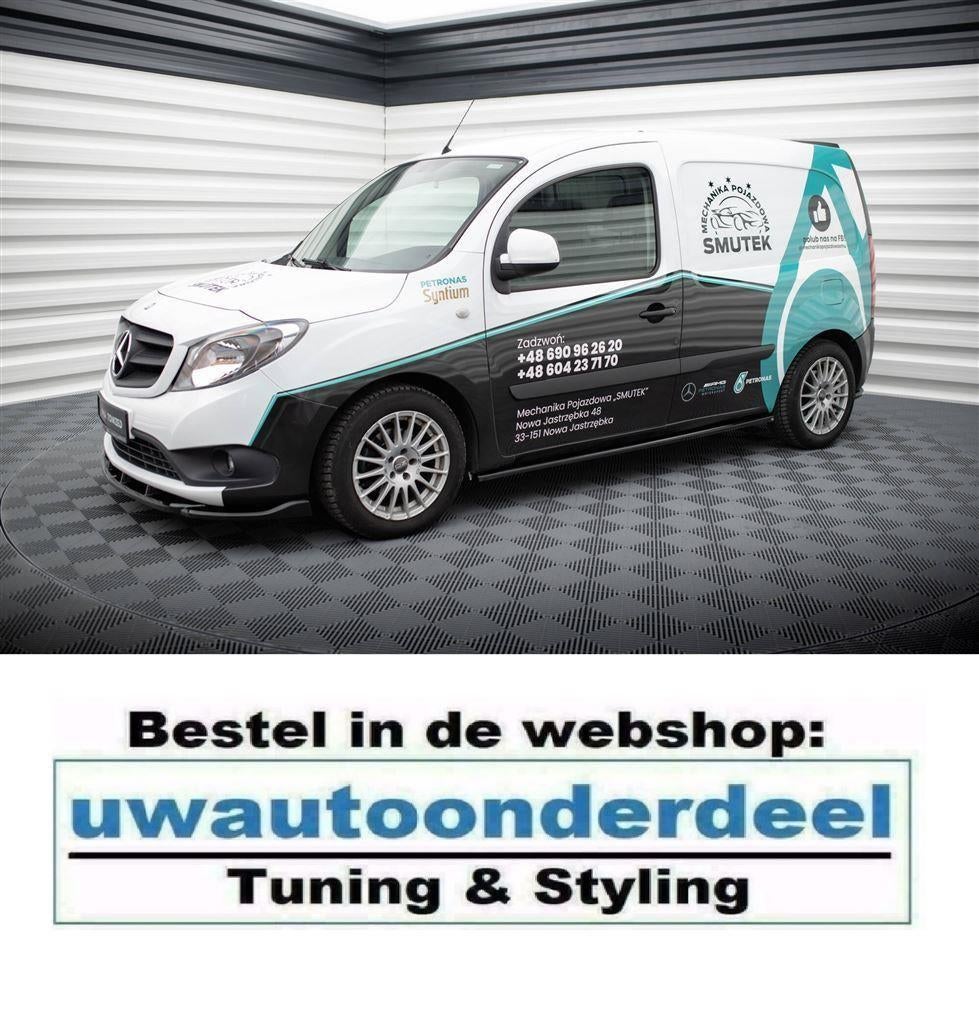 Maxton Design Spoiler Splitter Lip Mercedes Citan MK1, Auto diversen, Tuning en Styling, Verzenden