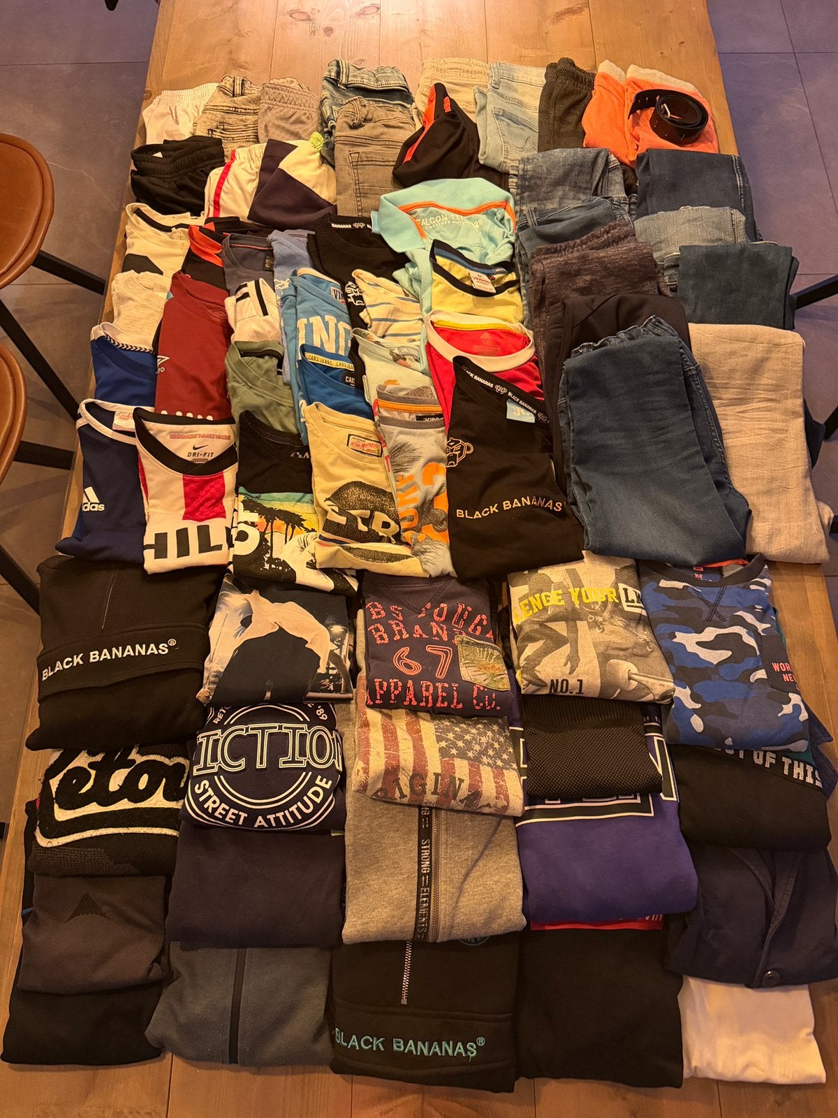 MERK kledingpakket jongen maat 140 t/m 164 MEGA GROOT, Ophalen of Verzenden, Gebruikt, Maat 152