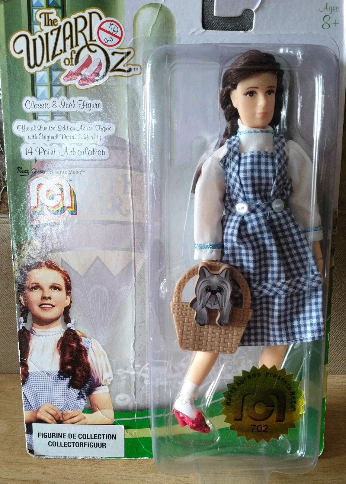 The Wizard of Oz Dorothy met Toto Mego pop nieuw in doos, Verzamelen, Verzenden, Nieuw, Pop
