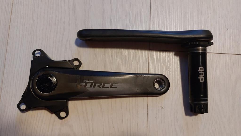 SRAM Force Crankstel 48-35 met Spider en DUB as 29mm, Ophalen of Verzenden