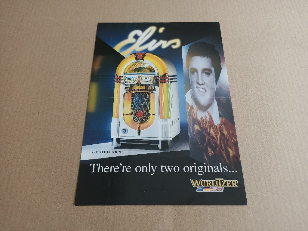 Flyer: Wurlitzer 1015 (Elvis/ CD) jukebox, Ophalen of Verzenden, Gebruikt, 1950 tot 1960, Seeburg
