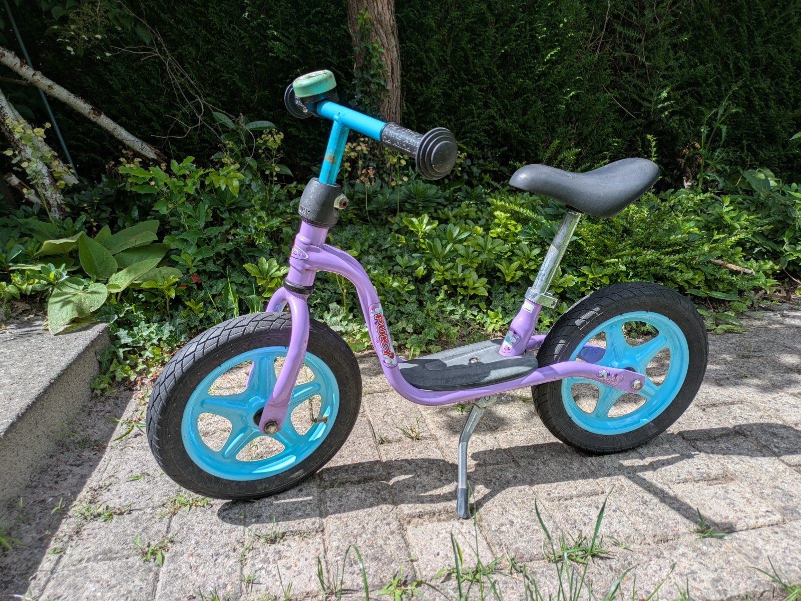 Puky Racer Loopfiets Paars/Blauw - Verstelbaar & Stoer, Ophalen, Gebruikt, Minder dan 16 inch, Puky