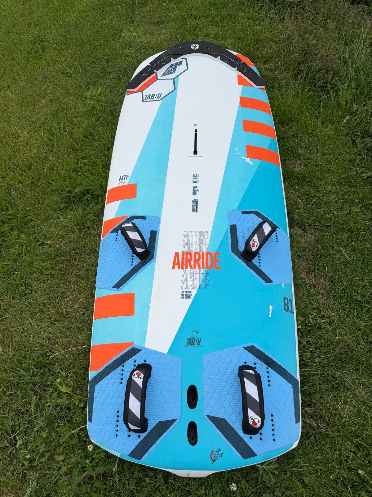 Windsurfset: Tabou Airride, Starboard Foil, Duotone F type, Watersport en Boten, Ophalen, Gebruikt, Tabou, Minder dan 250 cm