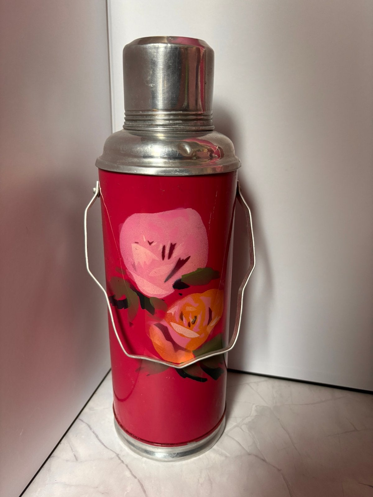 Kitsch Kitchen Chinese thermoskan, Ophalen, Gebruikt, Overige materialen, Roze