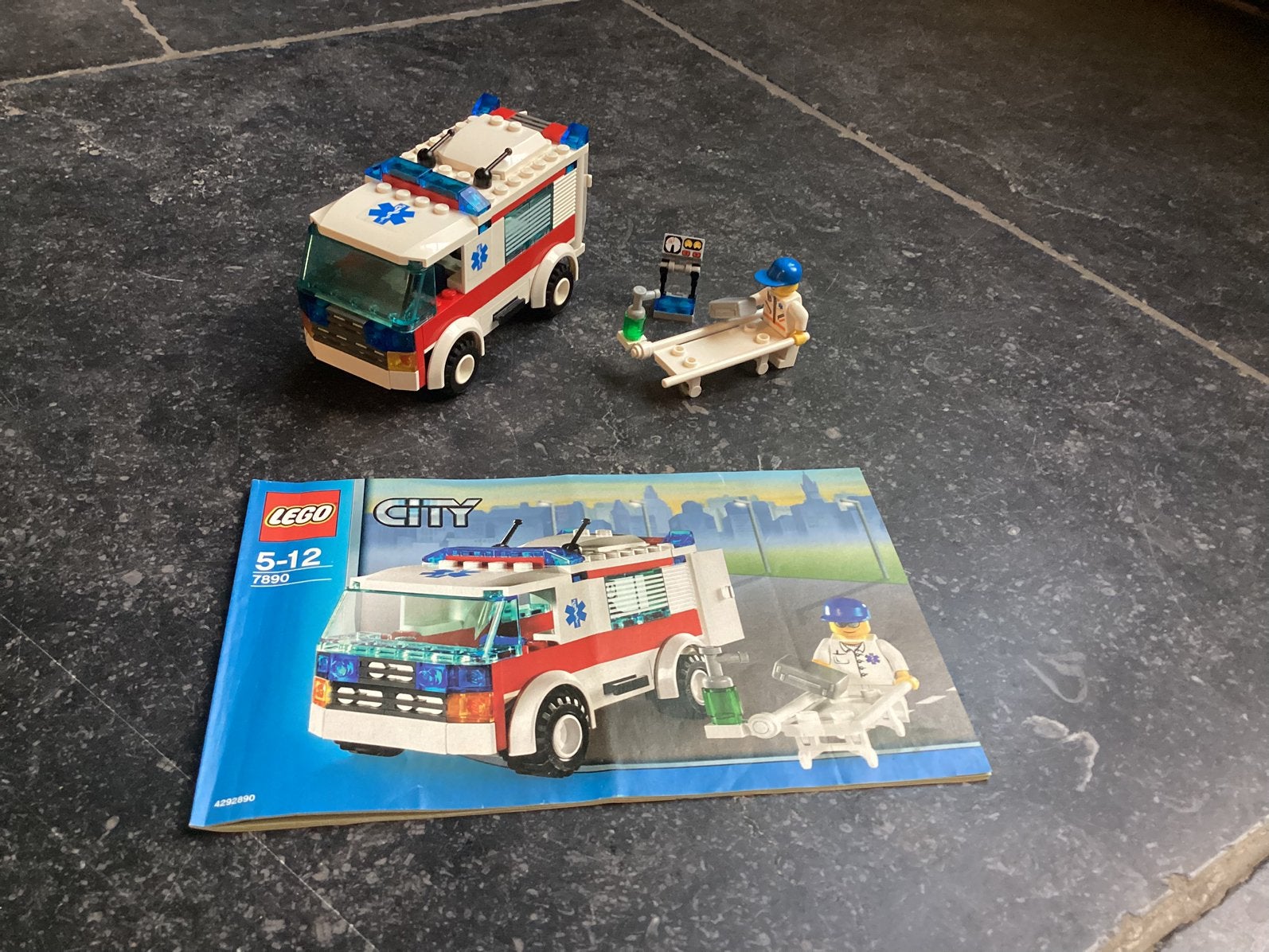 Lego city 7890 ambulance, City, Lego, Ophalen of Verzenden, Zo goed als nieuw